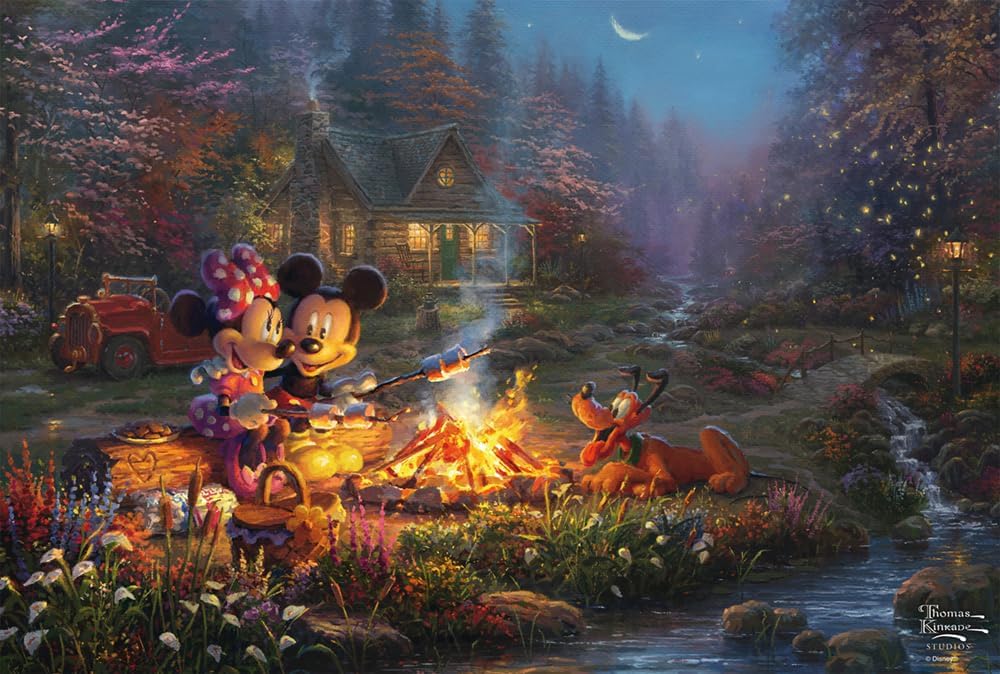Disney – Mickey és Minnie szerelmes tábortüze Schmidt Spiele 200 darabos kirakó puzzle (SCH - 56558) - puzzlegarden
