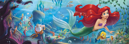 Disney Princess - Ariel - Panoráma Clementoni 1000 darabos kirakó puzzle (CL - 39658) - puzzlegarden