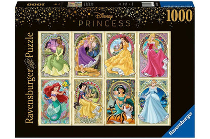 Disney Princess Collection - Art Nouveau Hercegnők Ravensburger 1000 darabos kirakó puzzle (RA-16504 4005556165049) - puzzlegarden