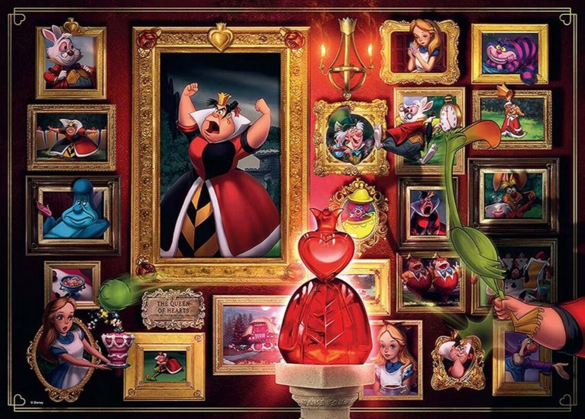 Disney Villainous - A Szív Királynő Ravensburger 1000 darabos kirakó puzzle (RA-15026 4005556150267) - puzzlegarden