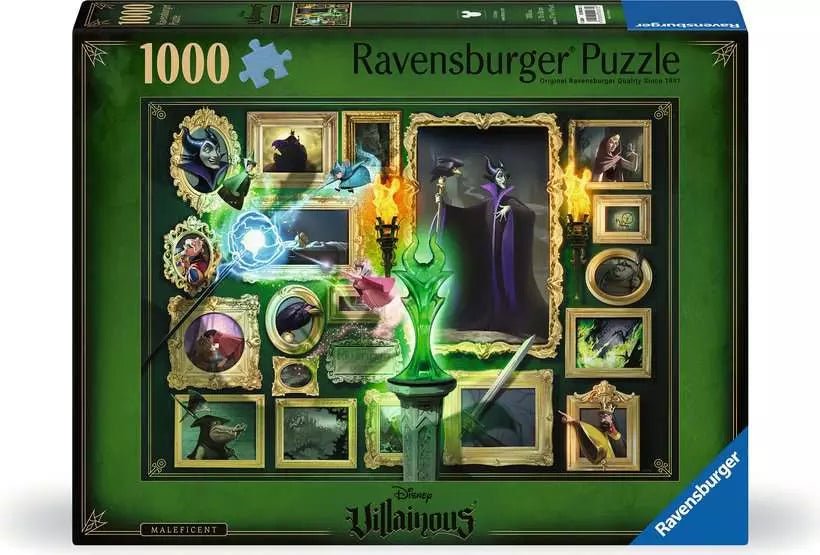 Disney Villainous - Demóna Ravensburger 1000 darabos kirakó puzzle (RA-12000037) - puzzlegarden
