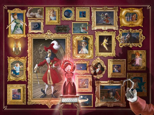 Disney Villainous - Hook Kapitány Ravensburger 1000 darabos kirakó puzzle (RA - 15022) - puzzlegarden