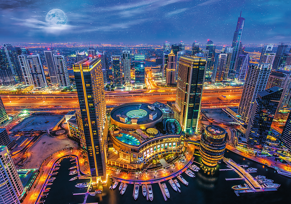 Dubai fényei Trefl 2000 darabos kirakó puzzle (TR-27094) - puzzlegarden