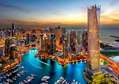 Dubai Kikötő ENJOY 1000 darabos kirakó puzzle (EN-2072 5949194020720) - puzzlegarden