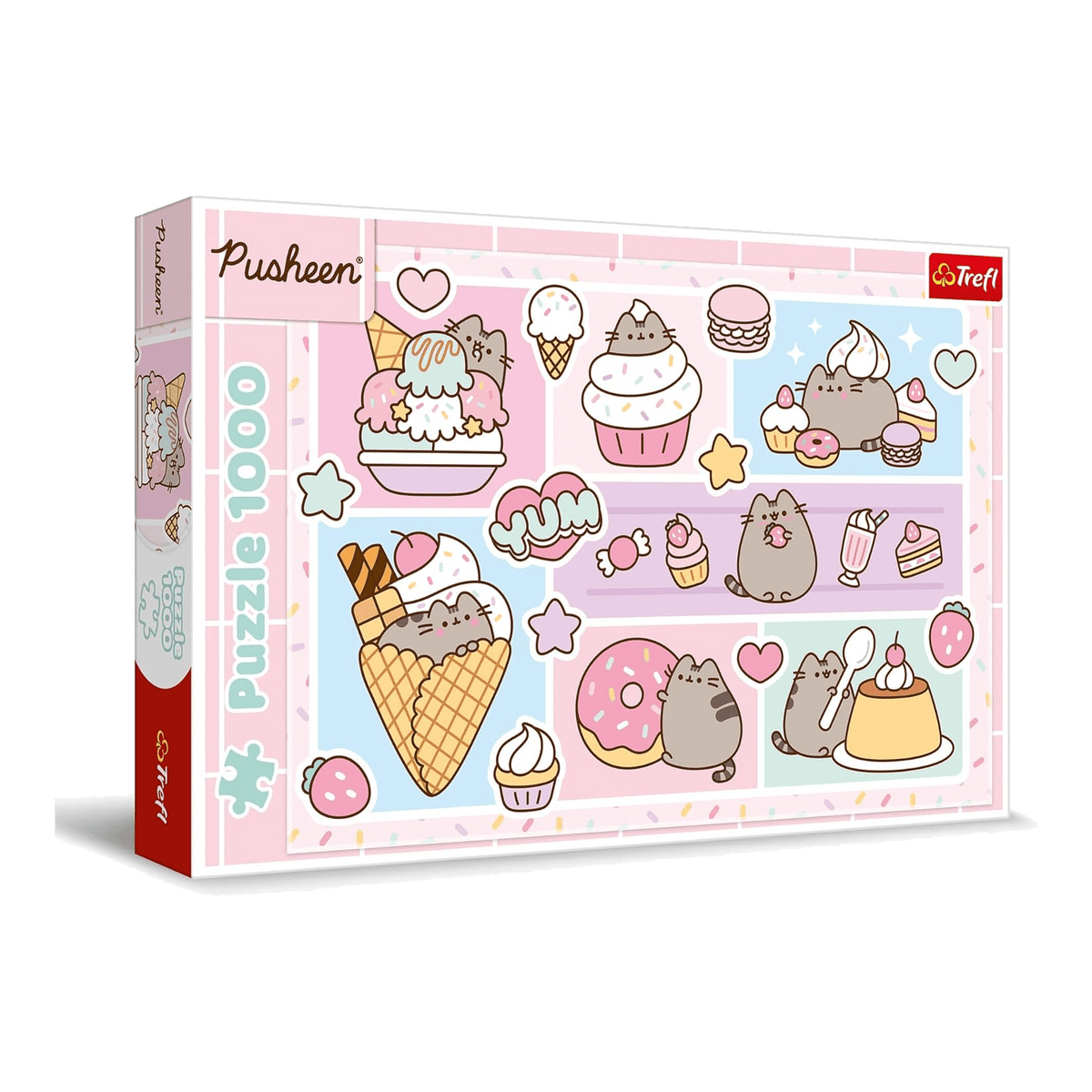 Édes Pusheen Trefl 1000 darabos kirakó puzzle (TR-10938) - puzzlegarden