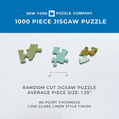 Edevis tükre New York Puzzle Company 1000 darabos kirakó puzzle (NYPC-NPZHP1915) - puzzlegarden
