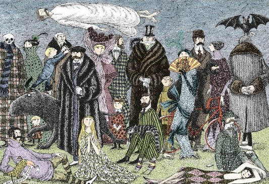 Edward Gorey Pomegranate 1000 darabos kirakó puzzle (POM - AA820) - puzzlegarden