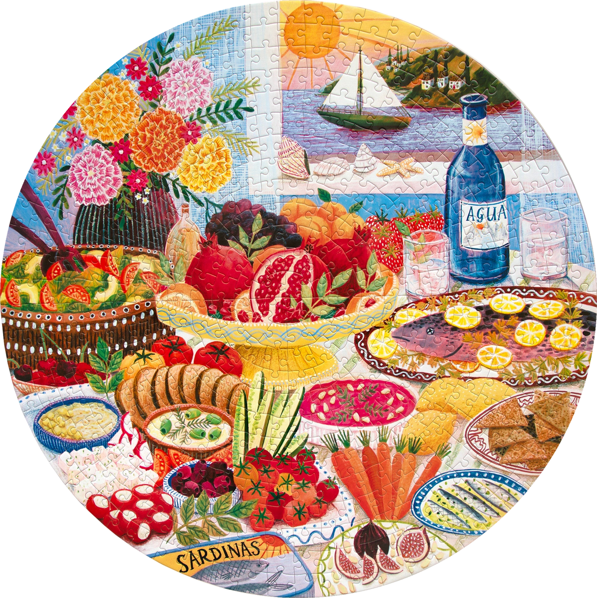 Mediterrán teríték – teljes kirakókép