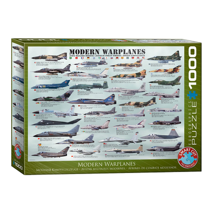 Modern Vadászgépek Eurographics 1000 darabos kirakó puzzle (EUR - 6000 - 0076) - puzzlegarden