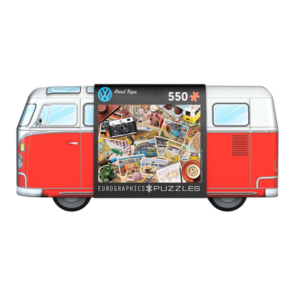 VW – Útikalandozások – fémdobozban Eurographics 550 darabos kirakó puzzle (EUR-8551-5576) - puzzlegarden
