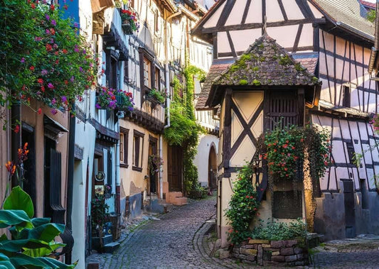 Eguisheim, Elzász, Franciaország Ravensburger 1000 darabos kirakó puzzle (RA-15257) - puzzlegarden