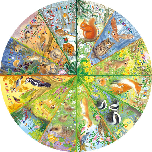 Egy év az erdőben Gibsons 500 darabos kirakó puzzle (G-G3709) - puzzlegarden