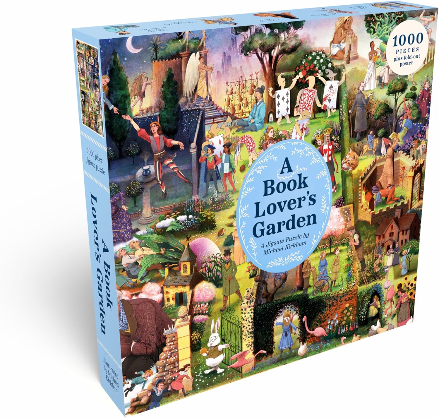 Egy könyvrajongó kertje Laurence King 1000 darabos kirakó puzzle (LK-9781399629553) - puzzlegarden