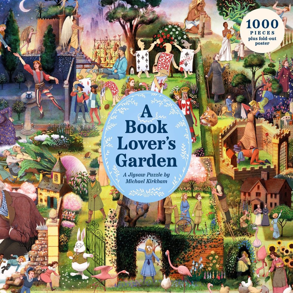 Egy könyvrajongó kertje Laurence King 1000 darabos kirakó puzzle (LK-9781399629553) - puzzlegarden
