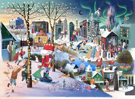 Egy könyvmoly karácsonya Laurence King 1000 darabos kirakó puzzle (LK - 9781399625500) - puzzlegarden