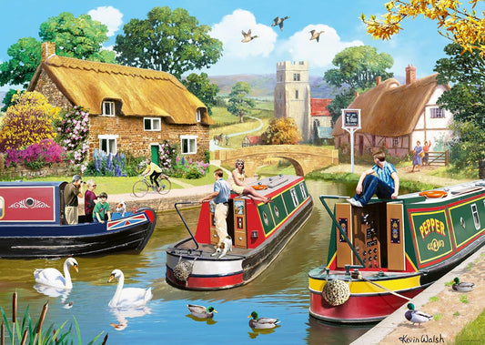 Egy nap a csatornán Ravensburger 1000 darabos kirakó puzzle (RA - 12001521) - puzzlegarden