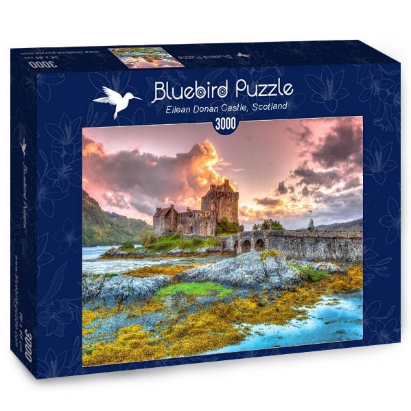 Eilean Donan kastély, Skócia Bluebird 3000 darabos kirakó puzzle (BB-70049 3663384700491) - puzzlegarden