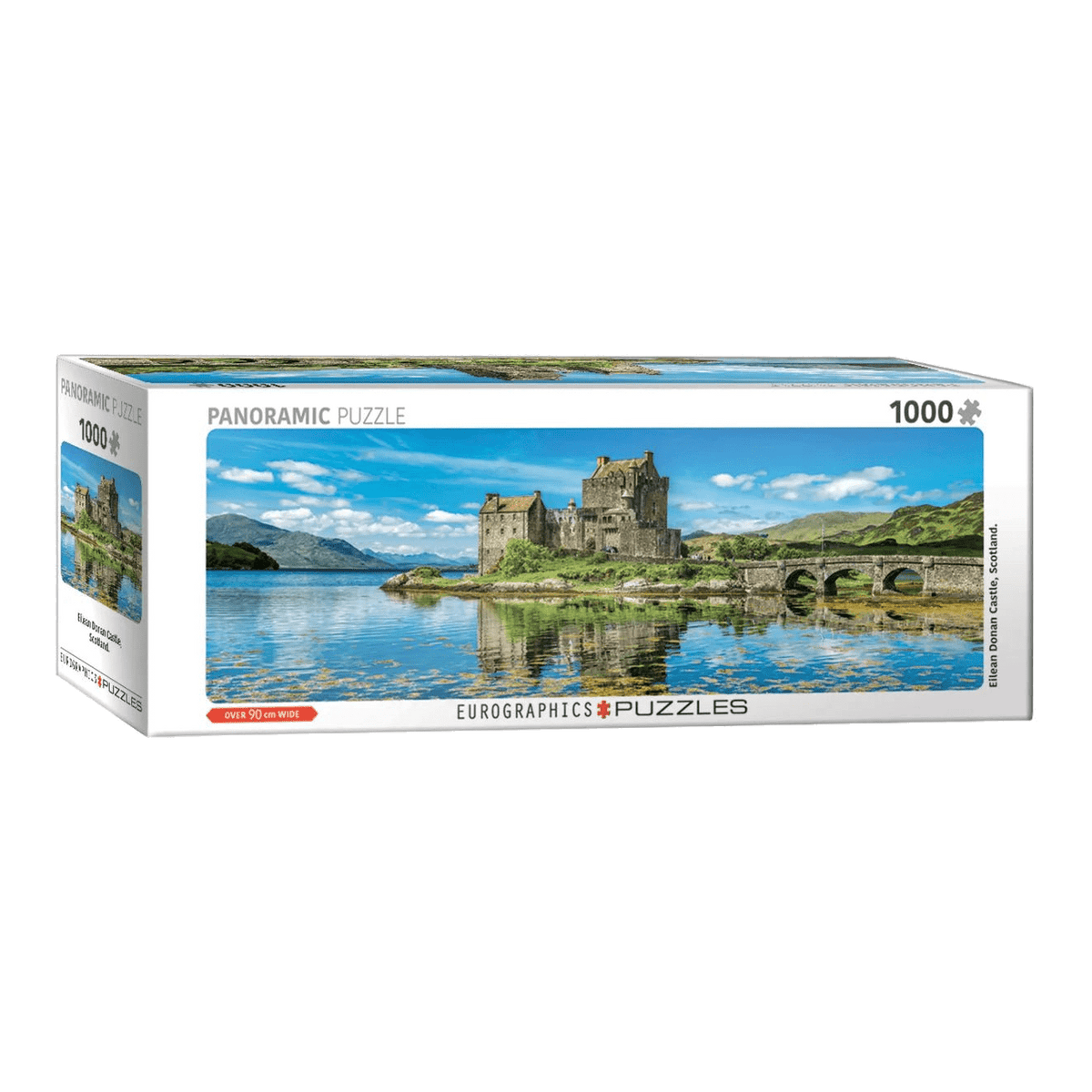 Eilean Donan vára – panoráma Eurographics 1000 darabos kirakó puzzle (EUR-6010-6128) - puzzlegarden