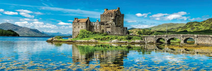 Eilean Donan vára – panoráma Eurographics 1000 darabos kirakó puzzle (EUR-6010-6128) - puzzlegarden
