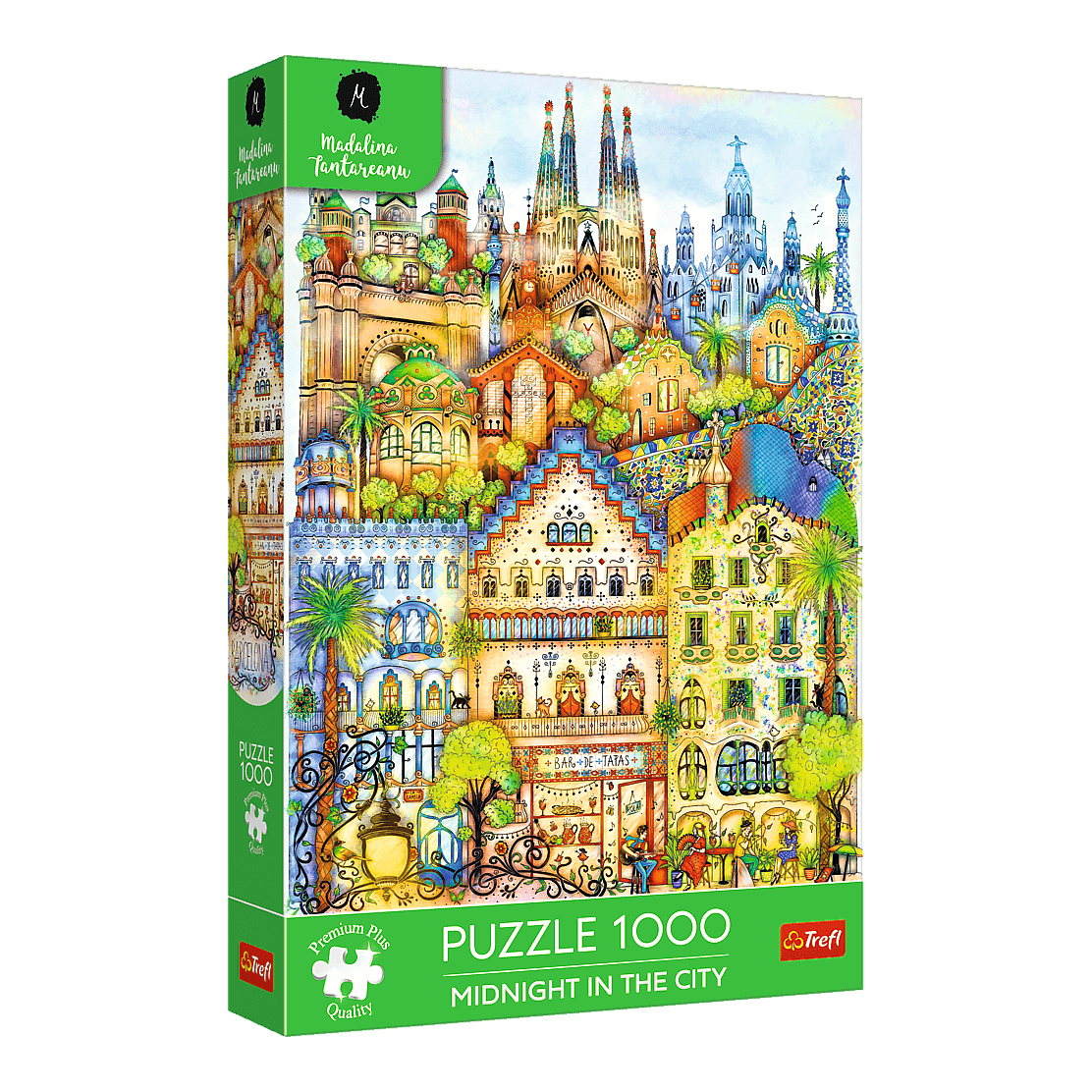 Éjféli séta Barcelonában Trefl 1000 darabos kirakó puzzle (TR-12074) - puzzlegarden