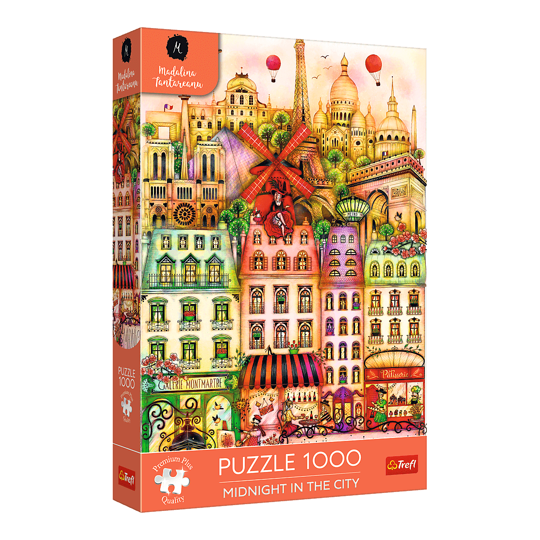 Éjféli séta Párizsban Trefl 1000 darabos kirakó puzzle (TR-12073) - puzzlegarden