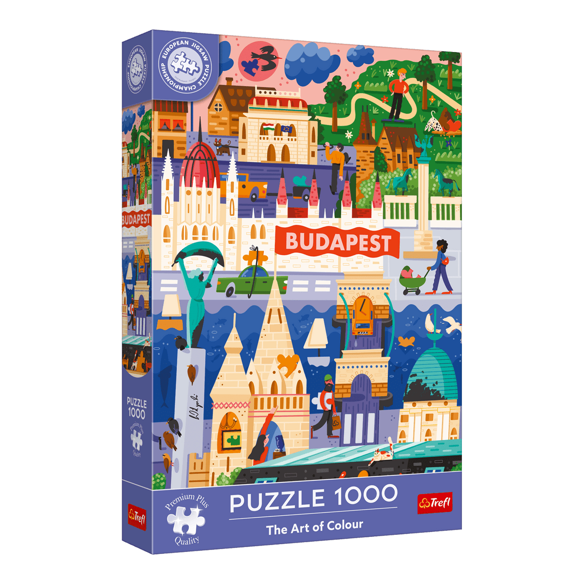 EJPC 2025 🥇 - Budapest, Magyarország Trefl 1000 darabos kirakó puzzle (TR-12107) - puzzlegarden