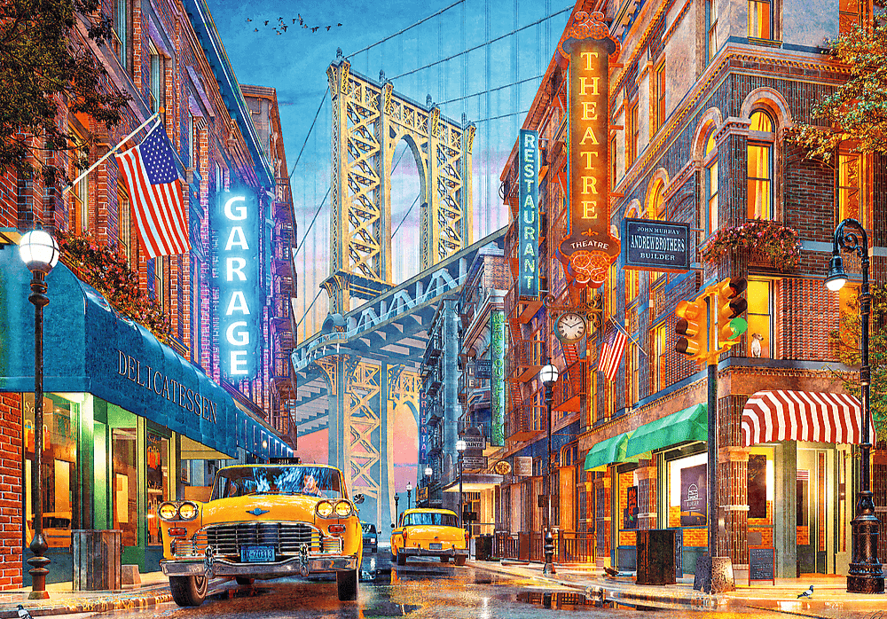 EJPC 2025 - Kilátás a Manhattan hídra Trefl 500 darabos kirakó puzzle (TR - 37613) - puzzlegarden