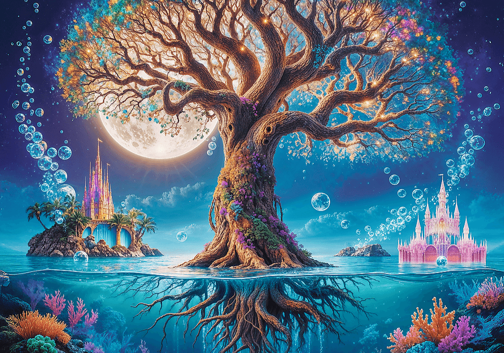 EJPC 2025 🥇 - Varázslatos fa Trefl 500 darabos kirakó puzzle (TR - 37615) - puzzlegarden