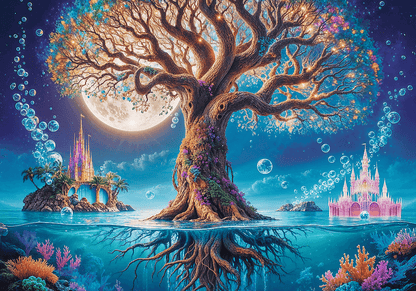 EJPC 2025 🥇 - Varázslatos fa Trefl 500 darabos kirakó puzzle (TR - 37615) - puzzlegarden