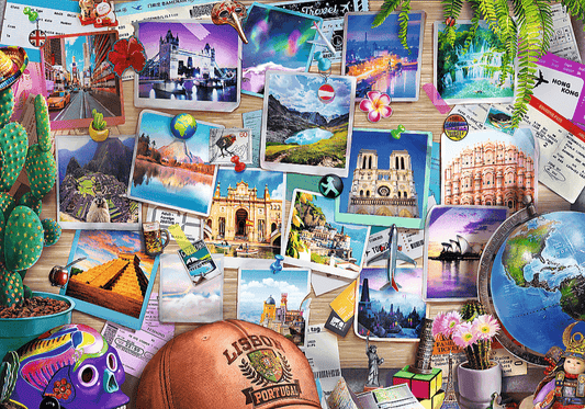 EJPC 2025 - Világjáró pillanatok Trefl 500 darabos kirakó puzzle (TR - 37616) - puzzlegarden