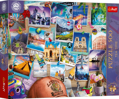 EJPC 2025 - Világjáró pillanatok Trefl 500 darabos kirakó puzzle (TR - 37616) - puzzlegarden