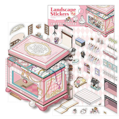 Ékszerdoboz - matricajelenet Simno 1 darabos kirakó puzzle (SN-6941776325048) - puzzlegarden