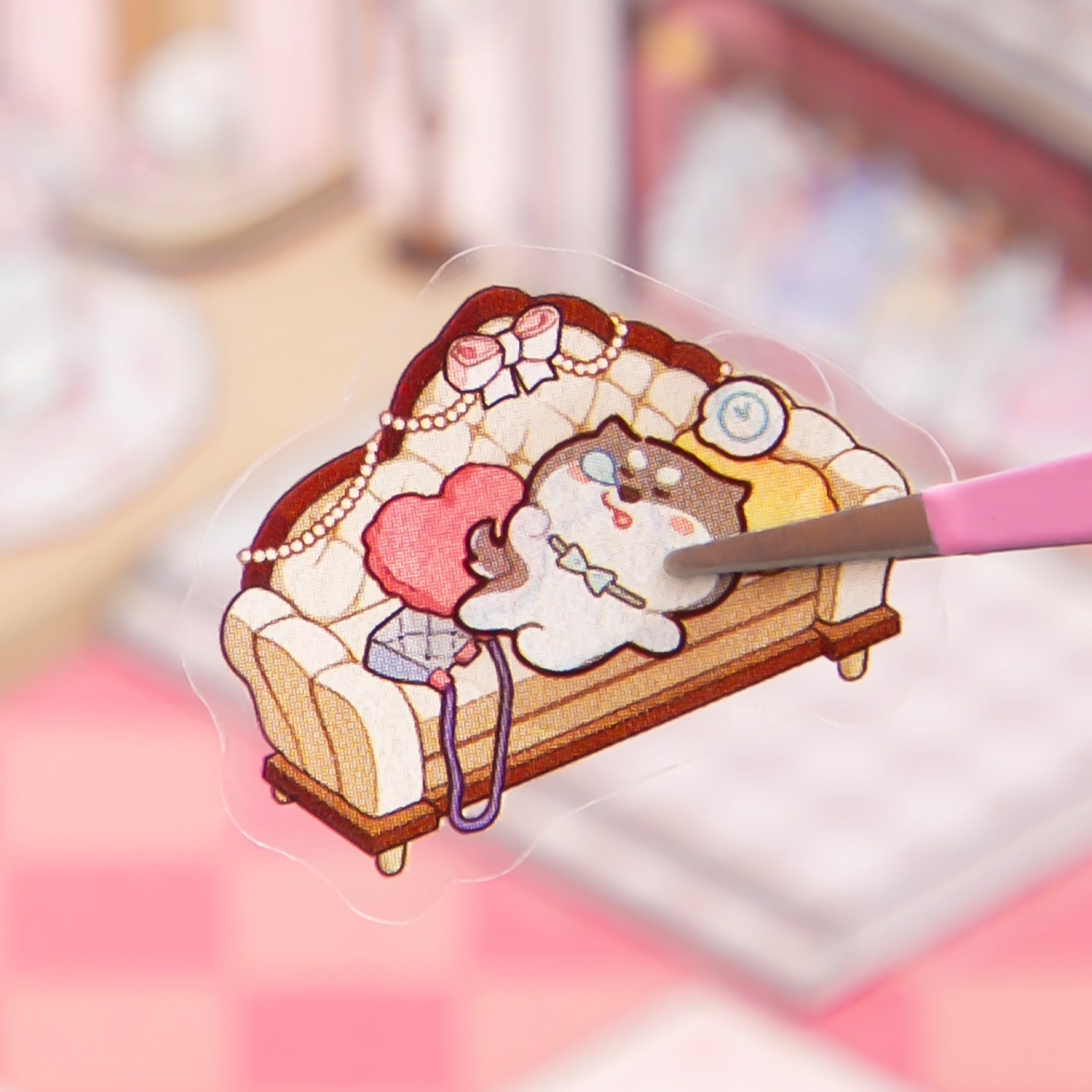 Ékszerdoboz - matricajelenet Simno 1 darabos kirakó puzzle (SN-6941776325048) - puzzlegarden