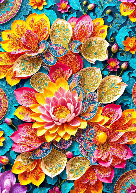 Elegáns tavirózsák Enjoy 1000 darabos kirakó puzzle (EN - 2260) - puzzlegarden
