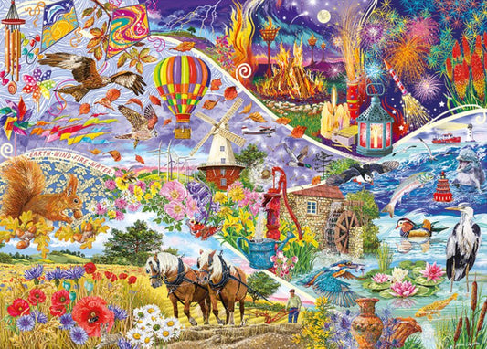 Elemek varázsa Gibsons 1000 darabos kirakó puzzle (G - G6436) - puzzlegarden