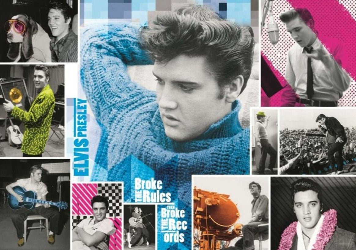 Elvis Presley Montázs Trefl 1000 darabos kirakó puzzle (TR-10541 5900511105414) - puzzlegarden