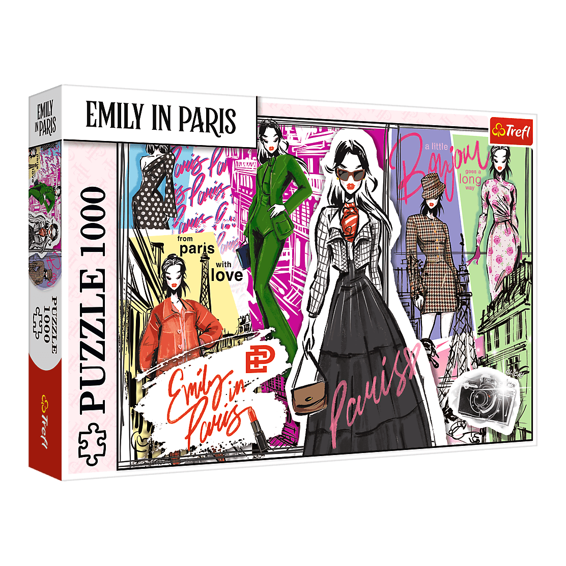 Emily Párizsban - Divat Inspirációk Trefl 1000 darabos kirakó puzzle (TR-10967) - puzzlegarden