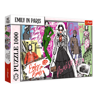 Emily Párizsban - Divat Inspirációk Trefl 1000 darabos kirakó puzzle (TR-10967) - puzzlegarden