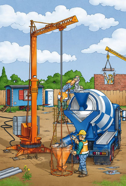 Építkezés előtt – 3x24 Schmidt Spiele 3x24 darabos kirakó puzzle (SCH-56200) - puzzlegarden