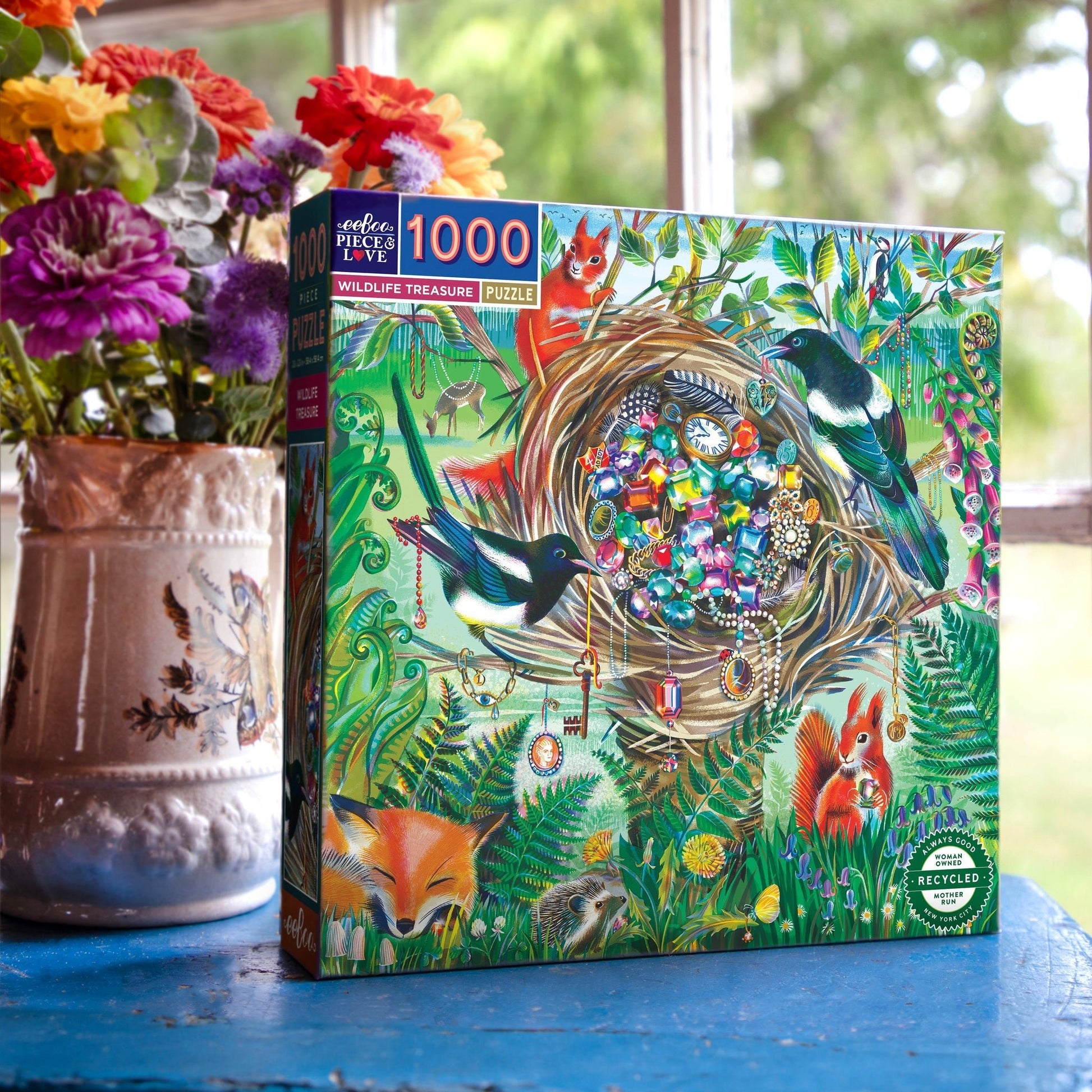 Erdei Kincsek Eeboo 1000 darabos kirakó puzzle (EB-PZTWDT 689196516023) - puzzlegarden