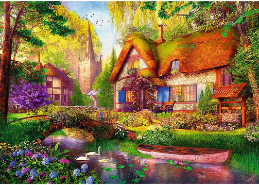 Erdei Kunyhó Trefl 1000 darabos kirakó puzzle (TR-10804) - puzzlegarden