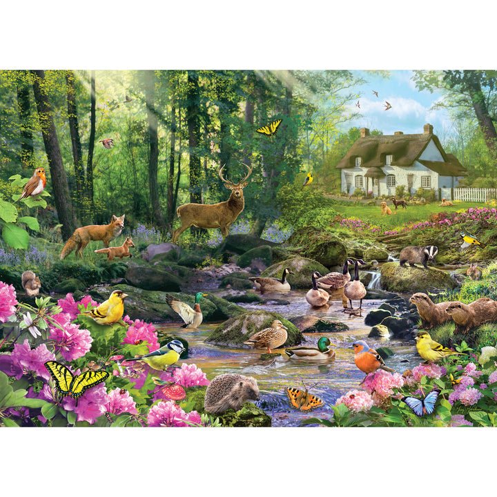 Erdei Patak Gibsons 1000 darabos kirakó puzzle (G - G6370 5012269063707) - puzzlegarden