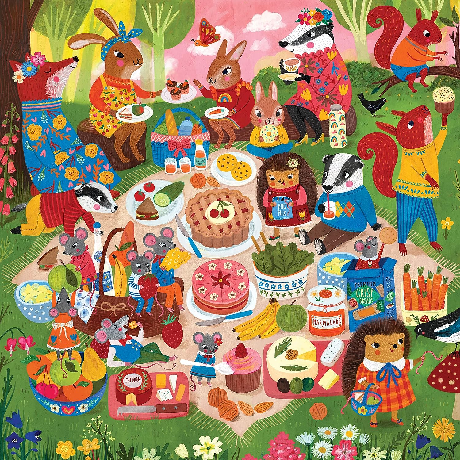 Erdei Piknik Mudpuppy 500 darabos kirakó puzzle (GA - M050922D - WP) - puzzlegarden