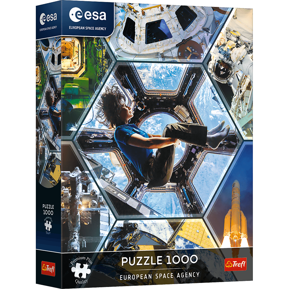 ESA: Űrmissziók Trefl 1000 darabos kirakó puzzle (TR-12180) - puzzlegarden