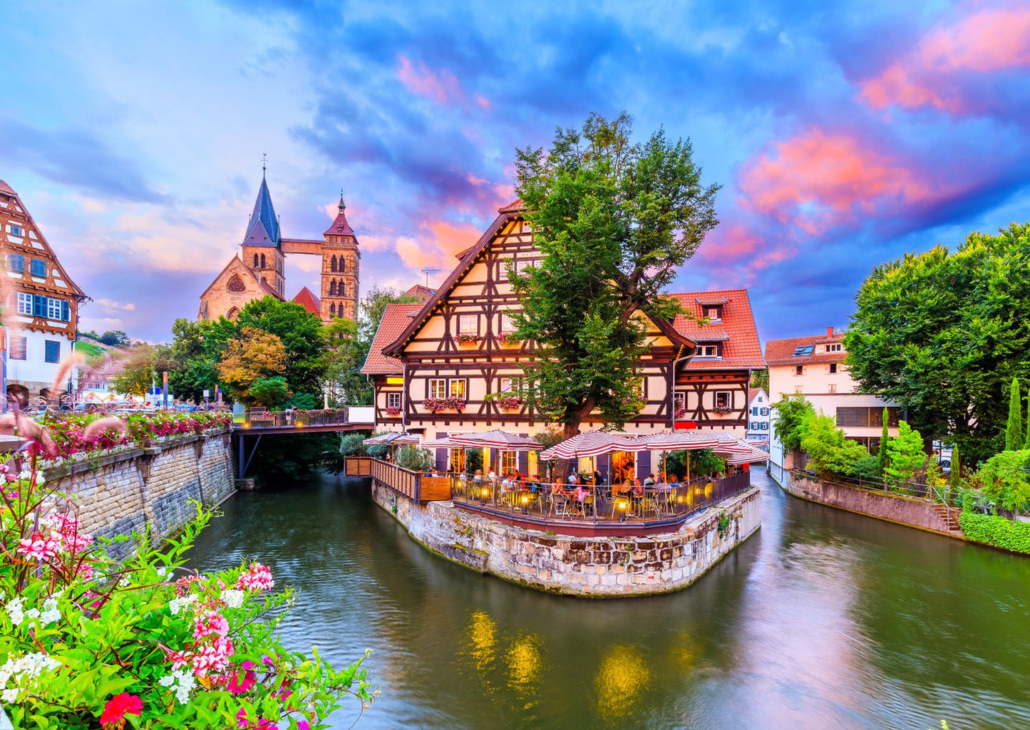 Esslingen am Neckar, Németország Enjoy 1000 darabos kirakó puzzle (EN-2094 5949194020942) - puzzlegarden