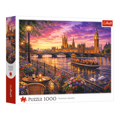 Este a Temzénél, London Trefl 1000 darabos kirakó puzzle (TR-10947) - puzzlegarden