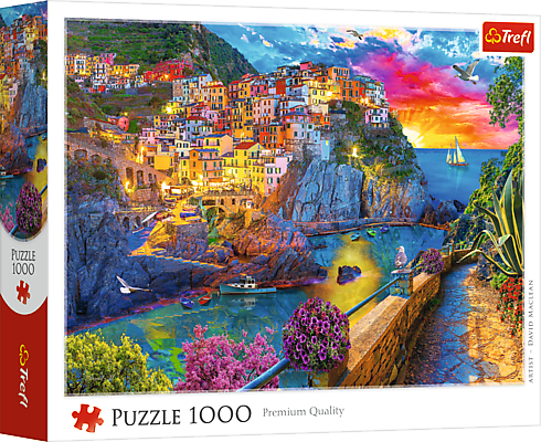 Esti séta Cinque Terrében Trefl 1000 darabos kirakó puzzle (TR-10982) - puzzlegarden
