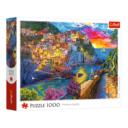 Esti séta Cinque Terrében Trefl 1000 darabos kirakó puzzle (TR-10982) - puzzlegarden