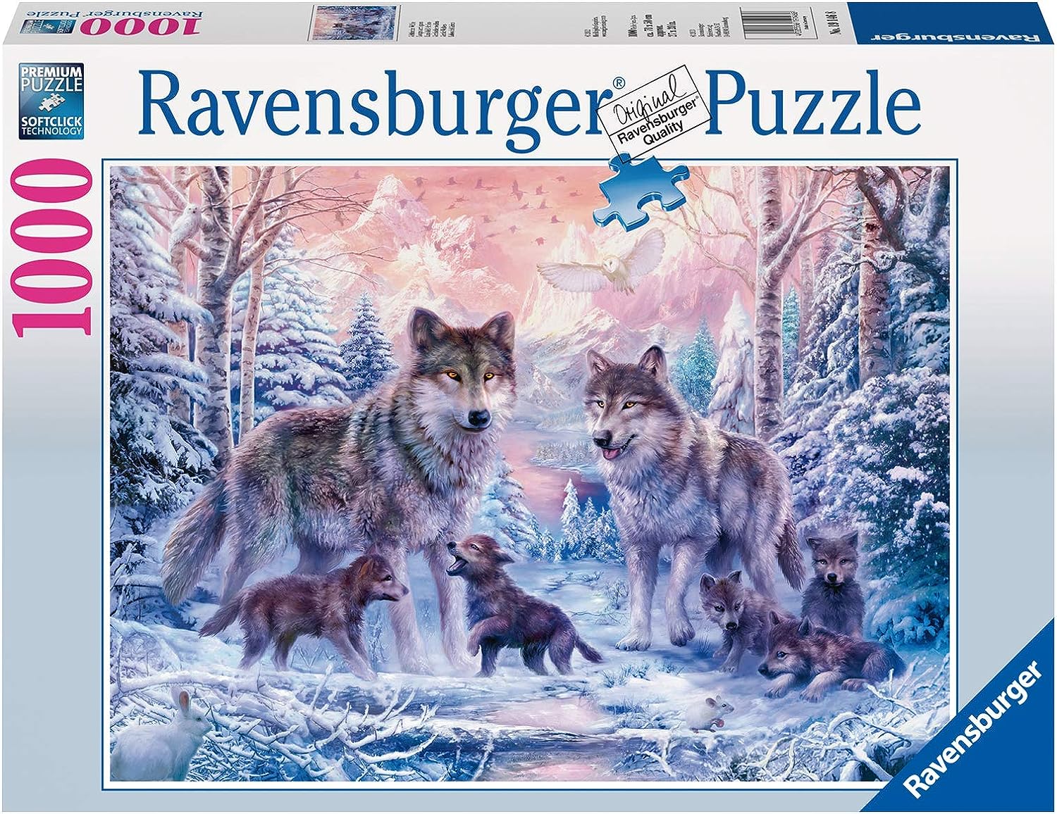 Északi Farkasok Ravensburger 1000 darabos kirakó puzzle (RA-19146 4005556191468) - puzzlegarden