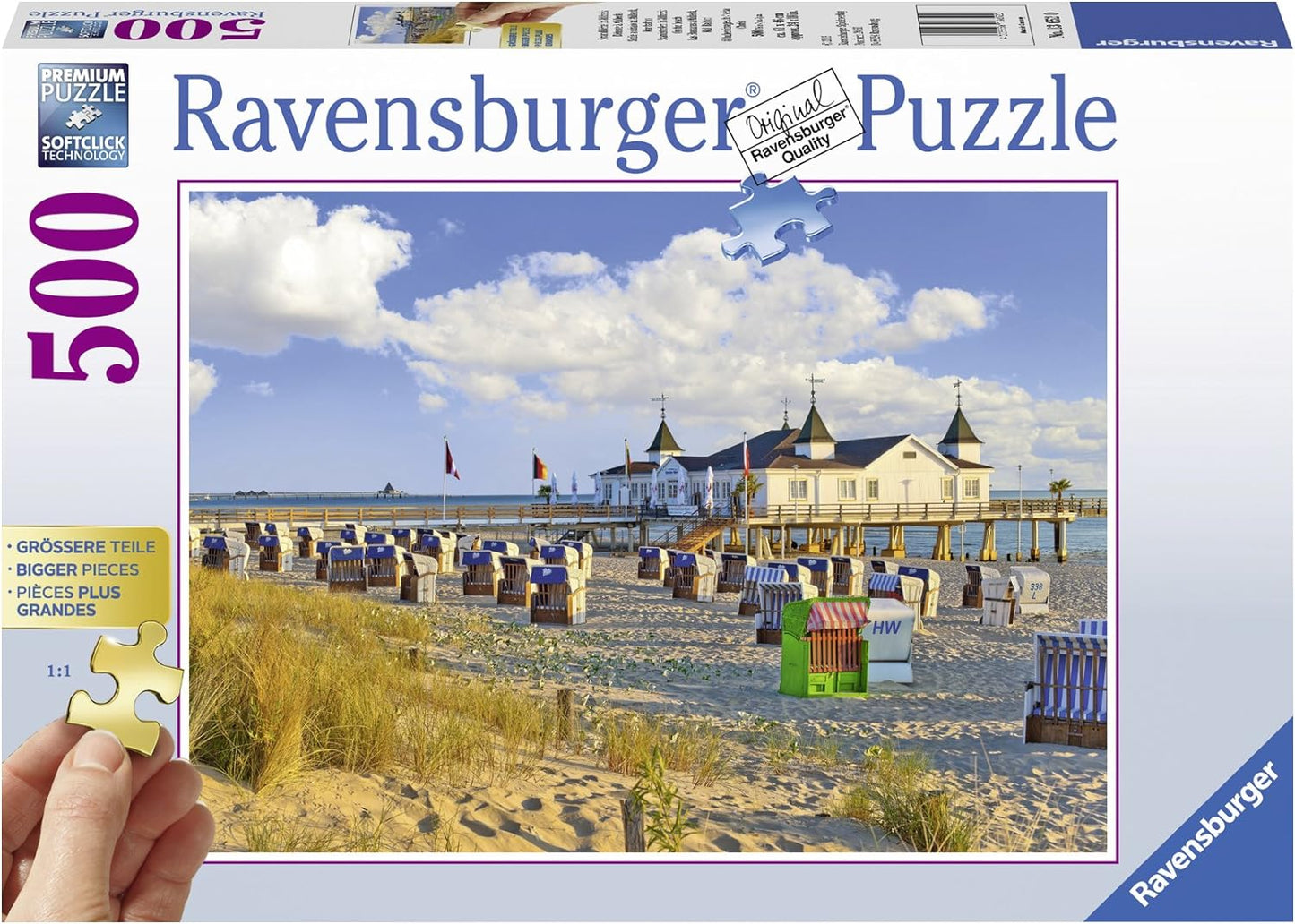 Északi tengerpart - XL Ravensburger 500 darabos kirakó puzzle (RA-13652 4005556136520) - puzzlegarden